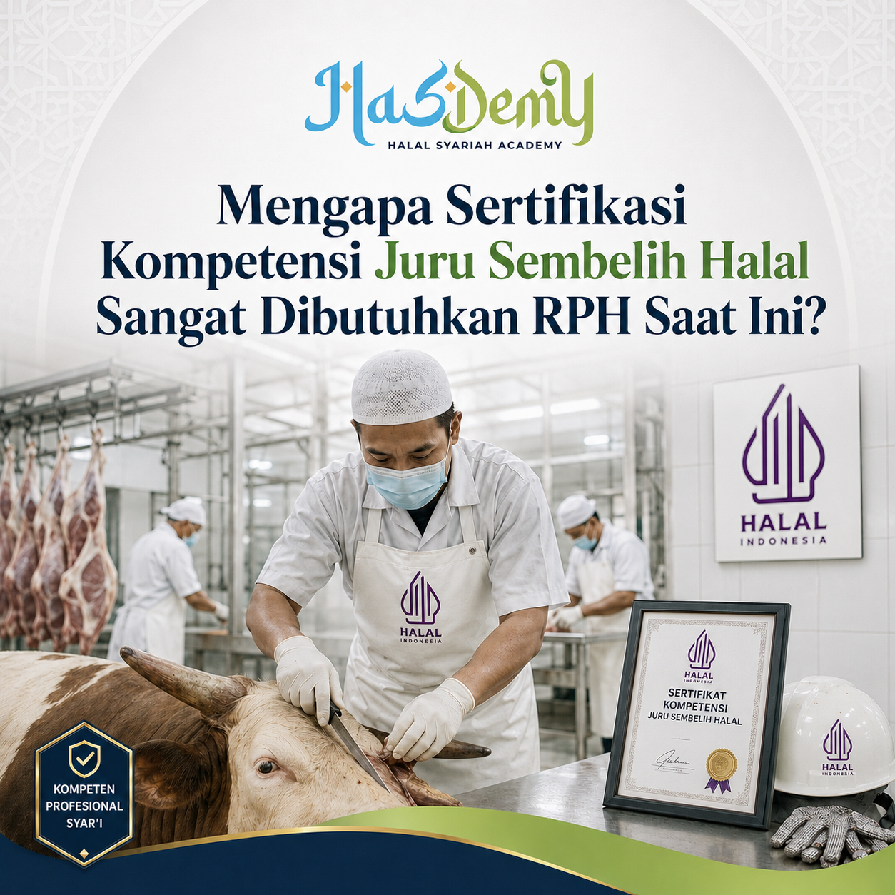 Mengapa Sertifikasi Kompetensi Juru Sembelih Halal Sangat Dibutuhkan RPH Saat Ini?