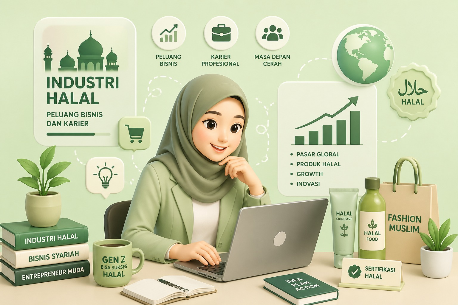 Industri Halal Peluang Cuan dan Karier untuk Gen Z