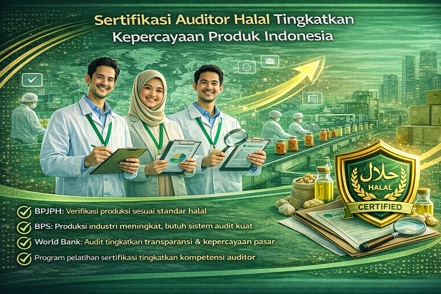 Sertifikasi Auditor Halal Tingkatkan Kepercayaan Produk Indonesia
