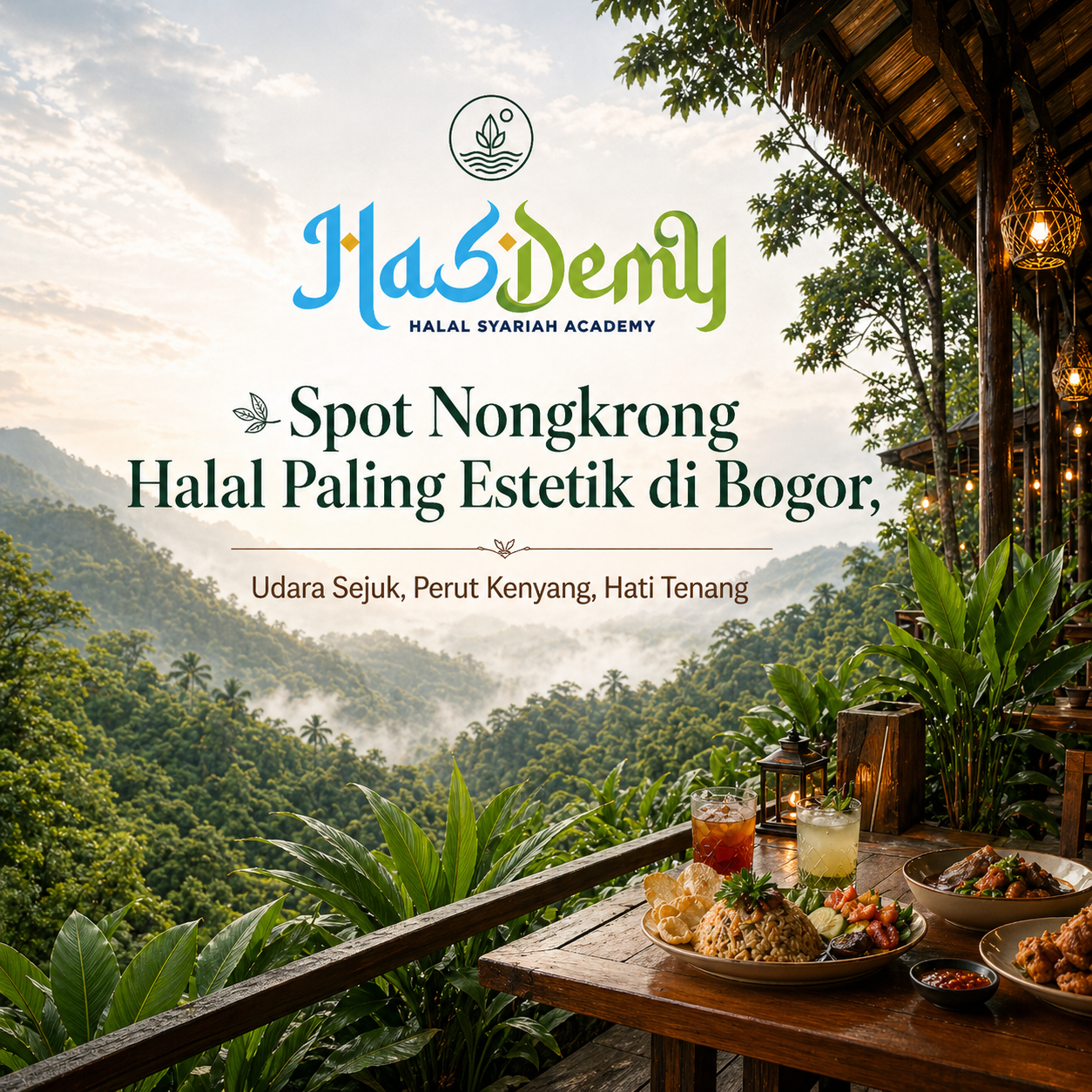 Spot Nongkrong Halal Paling Estetik di Bogor, Udara Sejuk, Perut Kenyang, Hati Tenang