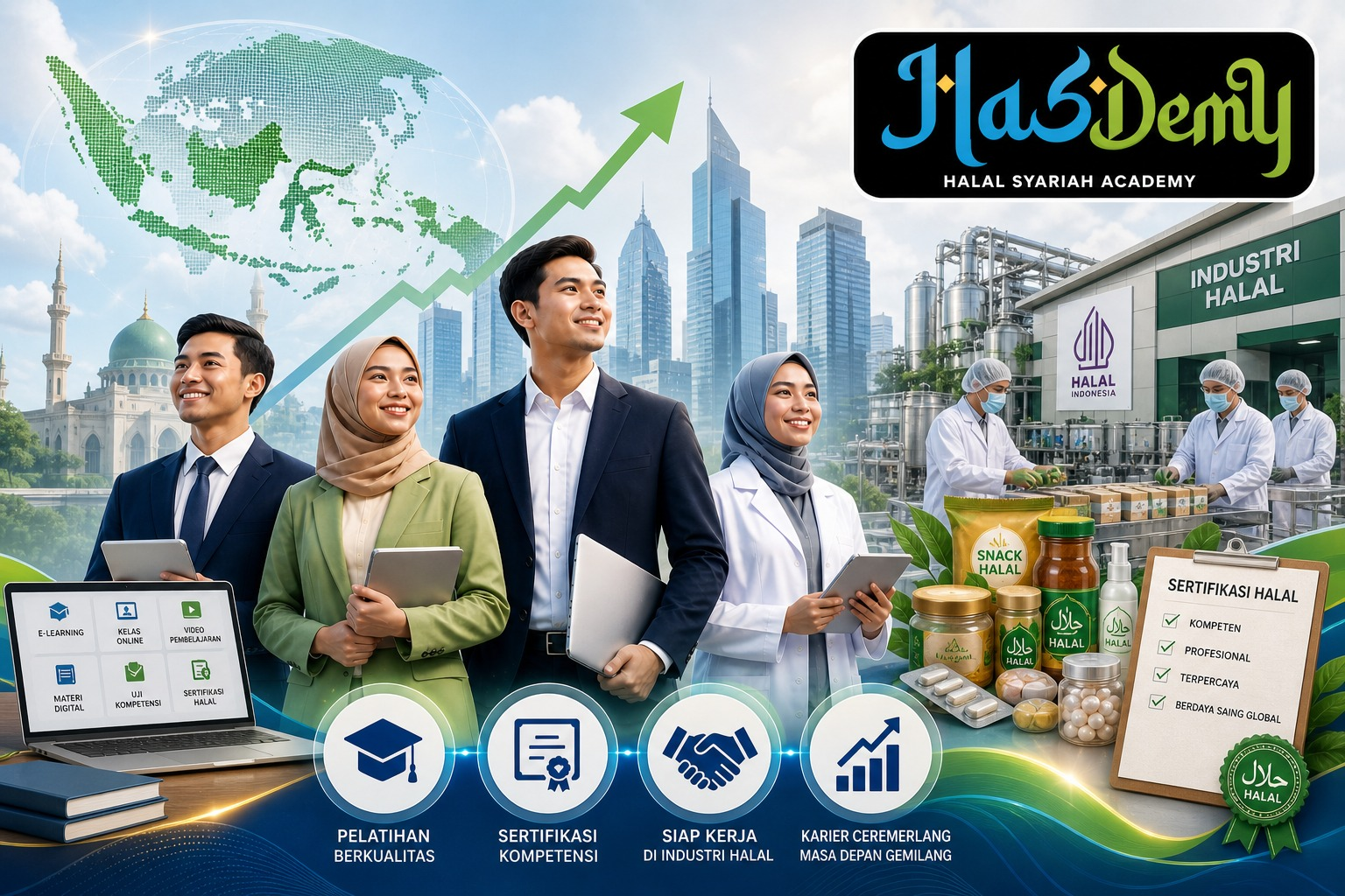 Hasdemy: Solusi Karier Cemerlang di Industri Halal Indonesia