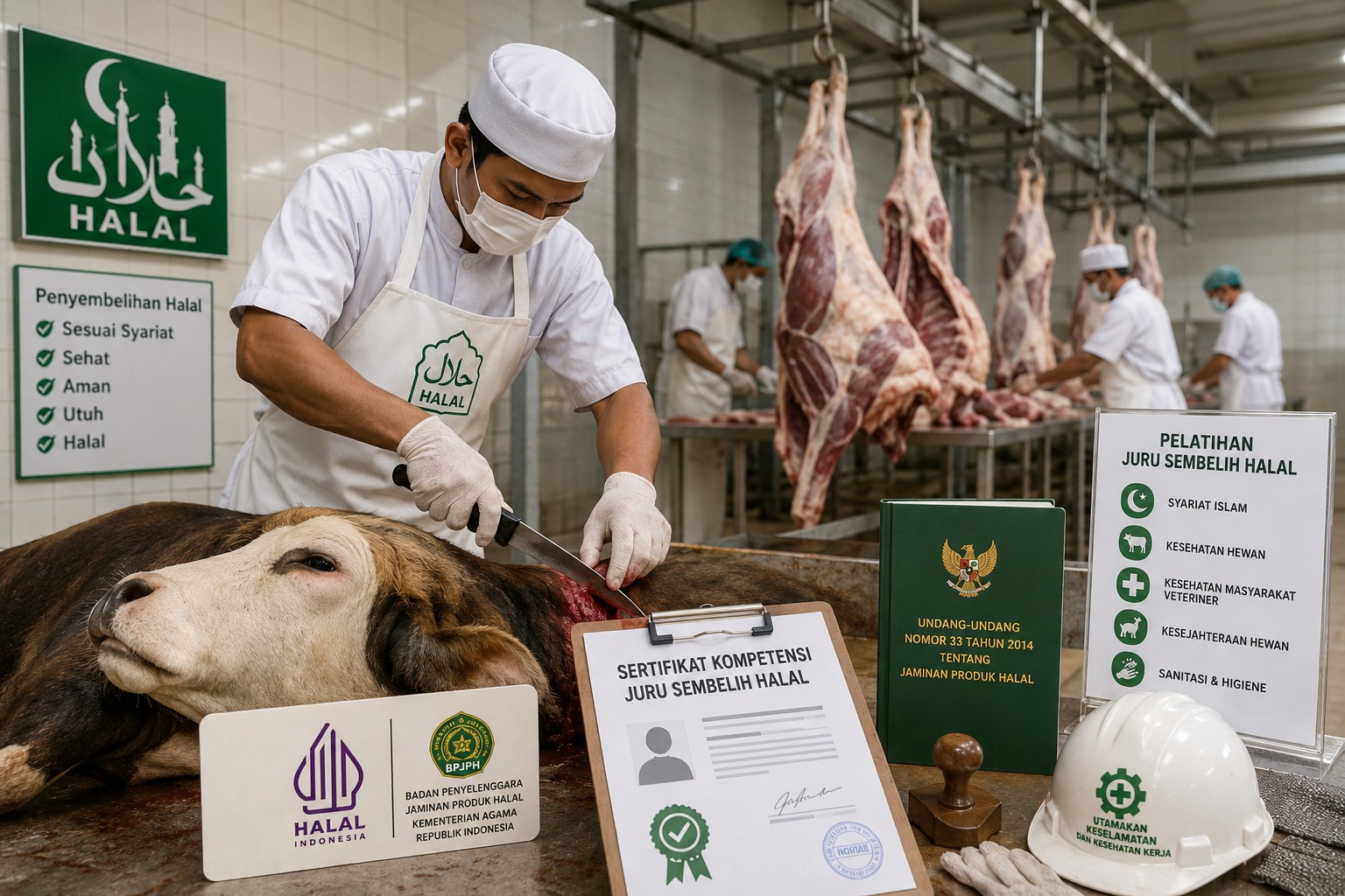 Juru Sembelih Halal: Syarat Penting Standar Rumah Potong