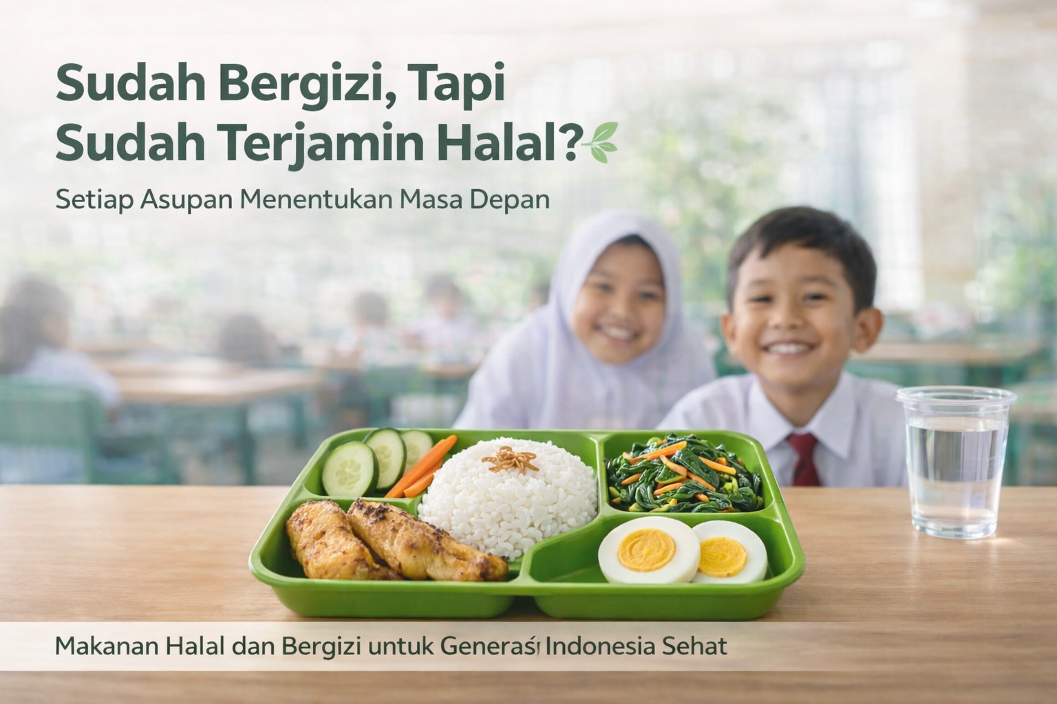 Sudah Bergizi tapi Sudah Terjamin Halal Setiap Asupan Menentukan Masa Depan