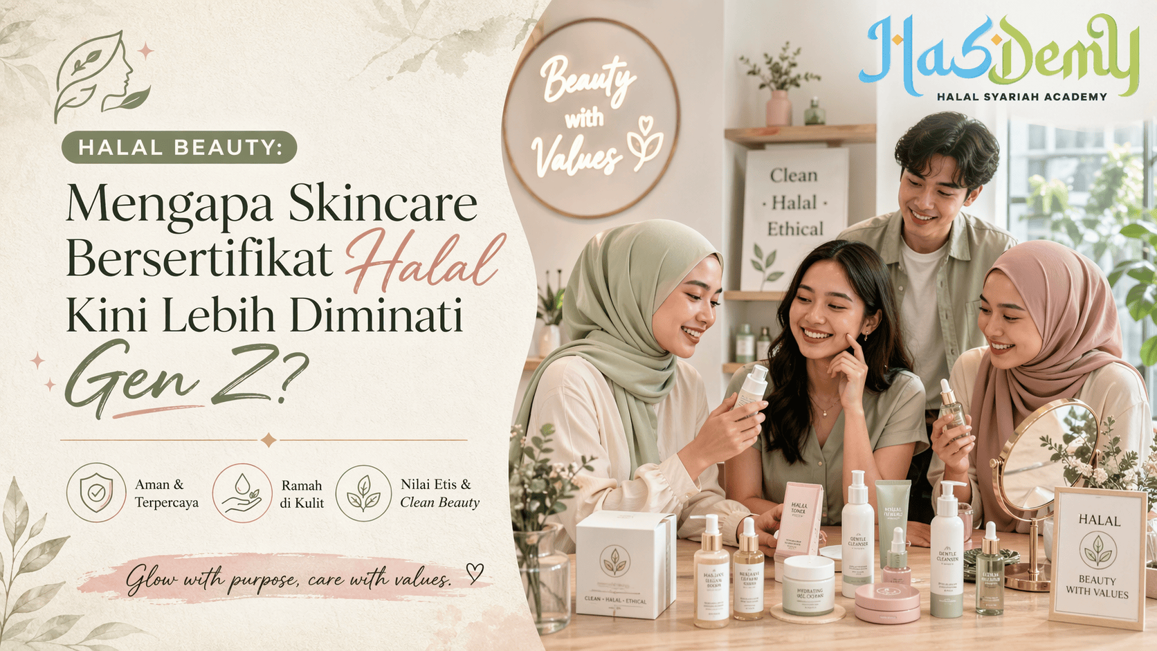 Halal Beauty, Mengapa Skincare Bersertifikat Halal Kini Lebih Diminati Gen Z?