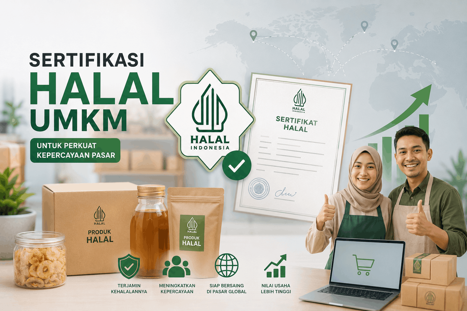 Sertifikasi Halal UMKM Perkuat Kepercayaan Pasar