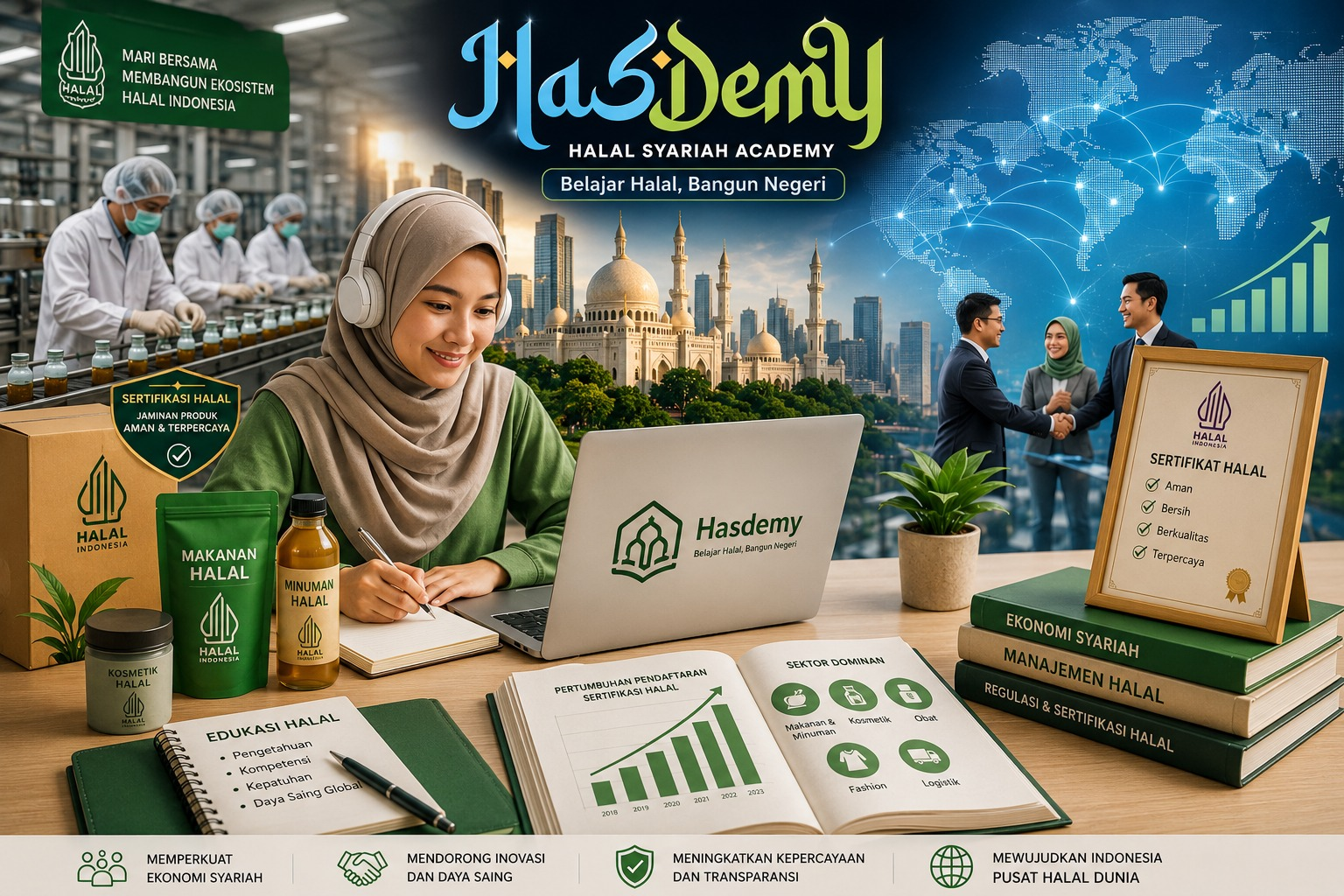 Industri Halal: Peluang Bisnis Menjanjikan di Hasdemy
