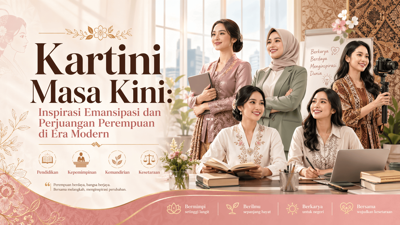 Kartini Masa Kini, Inspirasi Emansipasi dan Perjuangan Perempuan di Era Modern