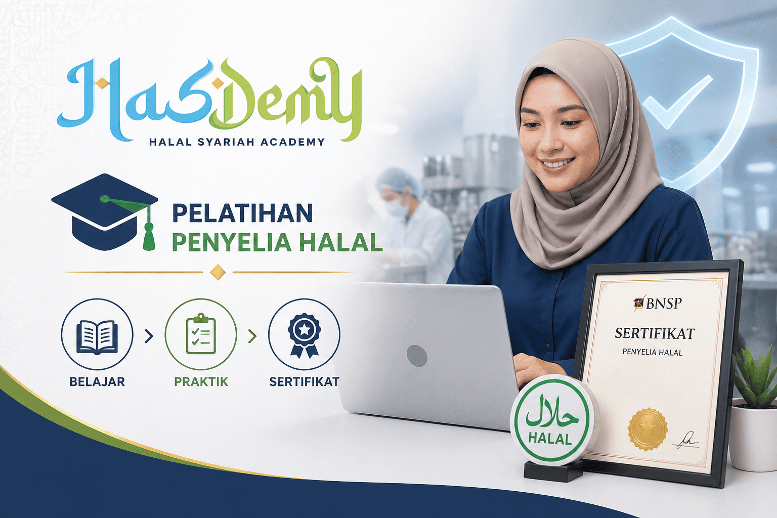 Pelatihan Penyelia Halal Bersertifikat Resmi di Hasdemy