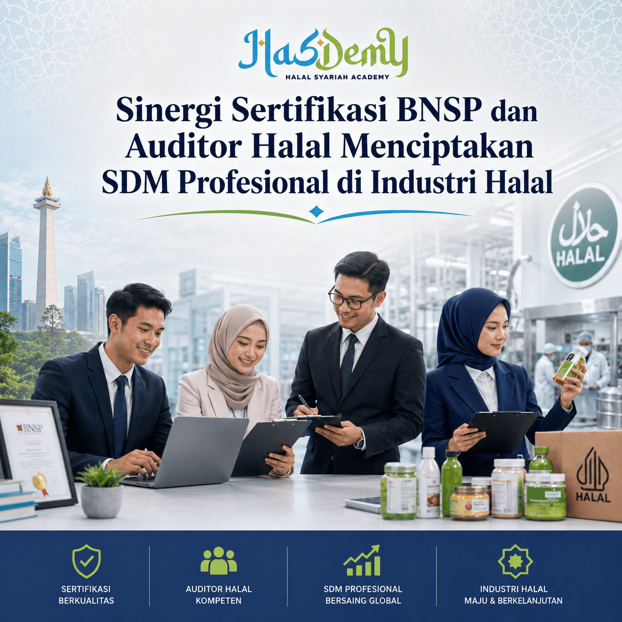 Sinergi Sertifikasi BNSP dan Auditor Halal Menciptakan SDM Profesional di Industri Halal