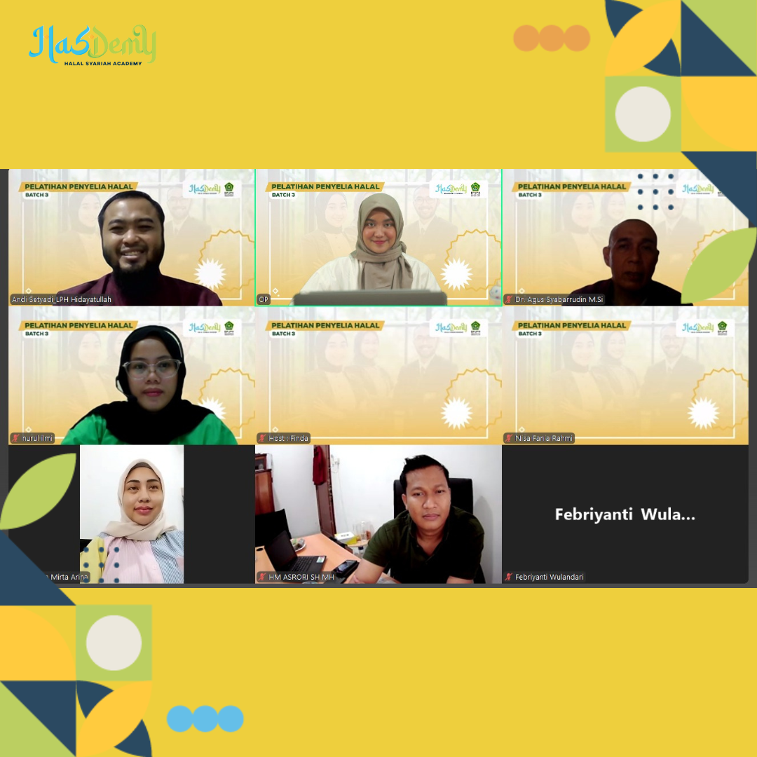 Lulus Pelatihan Hasdemy, Siap Jaga Kehalalan Produk dari Hulu ke Hilir