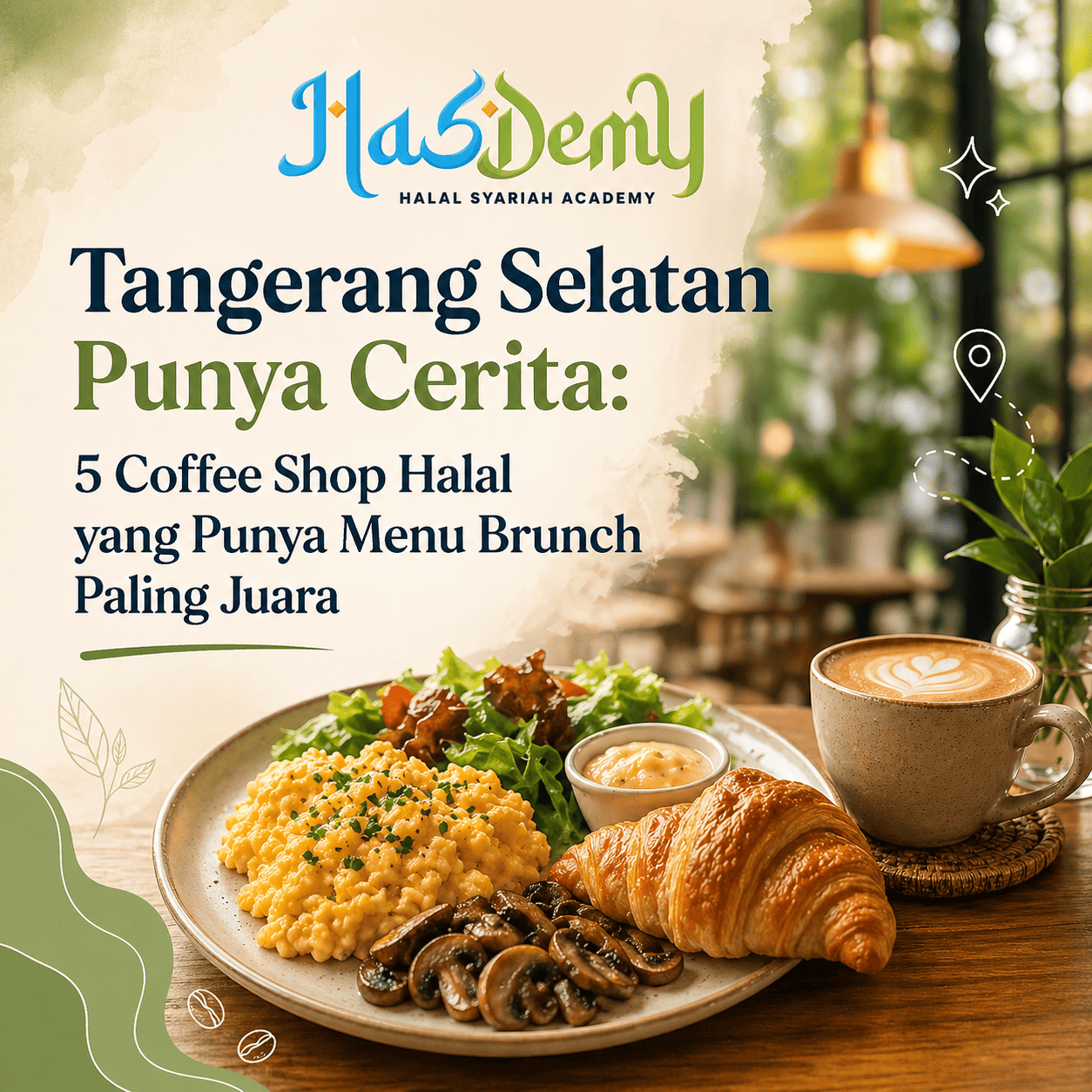 Tangerang Selatan Punya Cerita "5 Coffee Shop Halal yang Punya Menu Brunch Paling Juara"