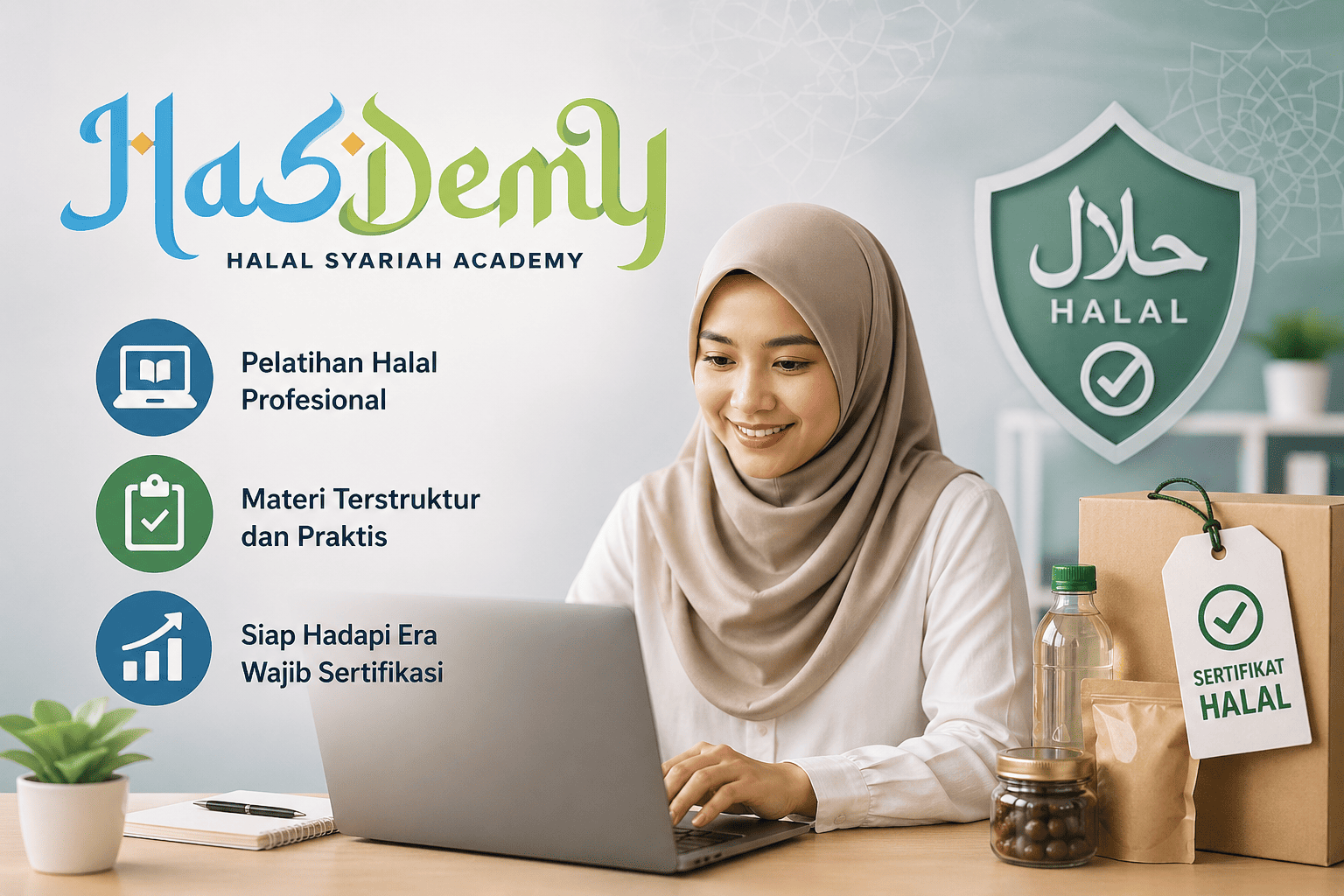 Hasdemy: Solusi Pelatihan Halal Profesional untuk Pelaku Usaha di Era Wajib Sertifikasi